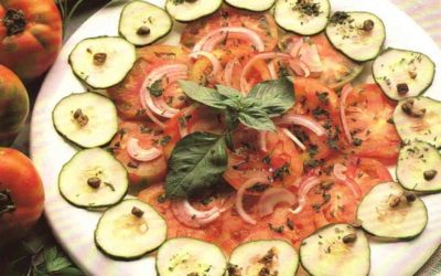 Insalata di pomodori e cetrioli